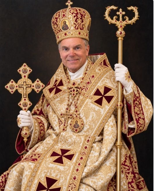 Bishop Joel Cycenas in Eastern rite vestments